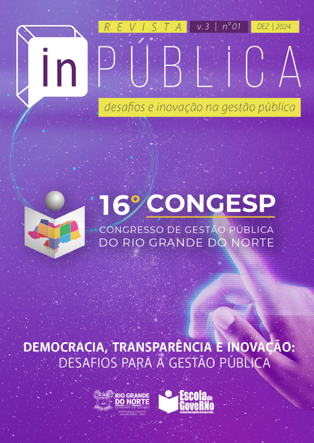 inPÚBLICA | v. 2 | n° 1 | 2023: Gestão Pública, Desenvolvimento Regional e Experiências Inovadoras do Nordeste